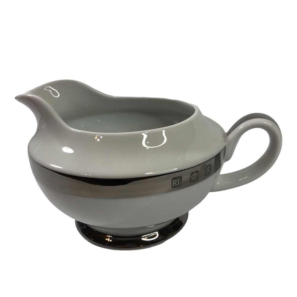 Vtg Ralph Lauren Academy Platinum Gravy Boat Creamer Replacement Designer Preppy